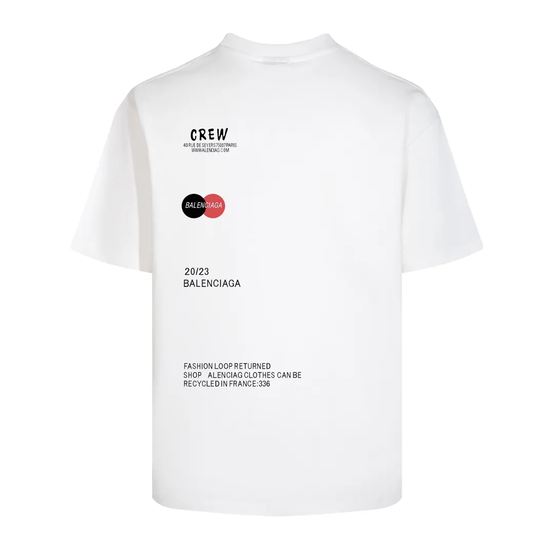 #「 Quality」 《BALENCIAGA 》24SS Classic T Quality - 2 - os 220 -26 280g - 320g - Quality ：Black White Size: XS-S-M-L